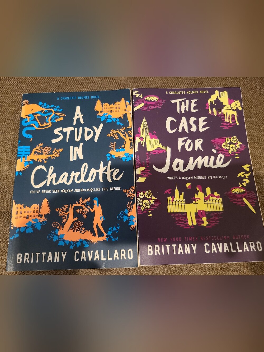 A Study in Charlotte & The Case for Jamie Books